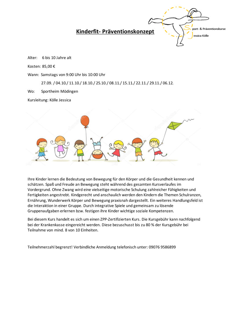 Kinderfit Ausschreibung 2025