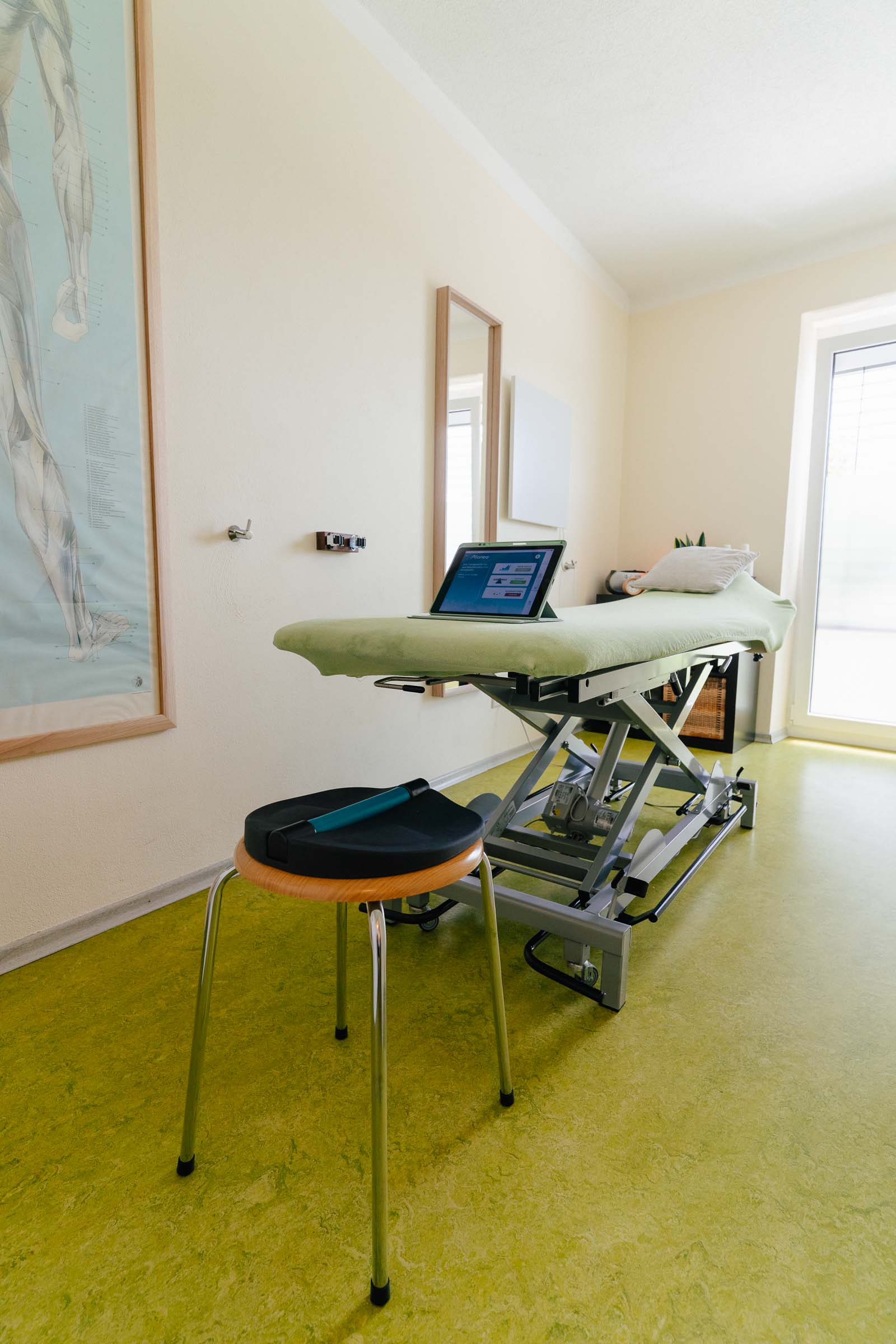 Praxisraum von Physio Interaktiv